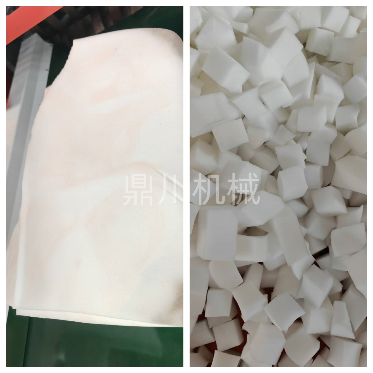 海綿切粒效果對比