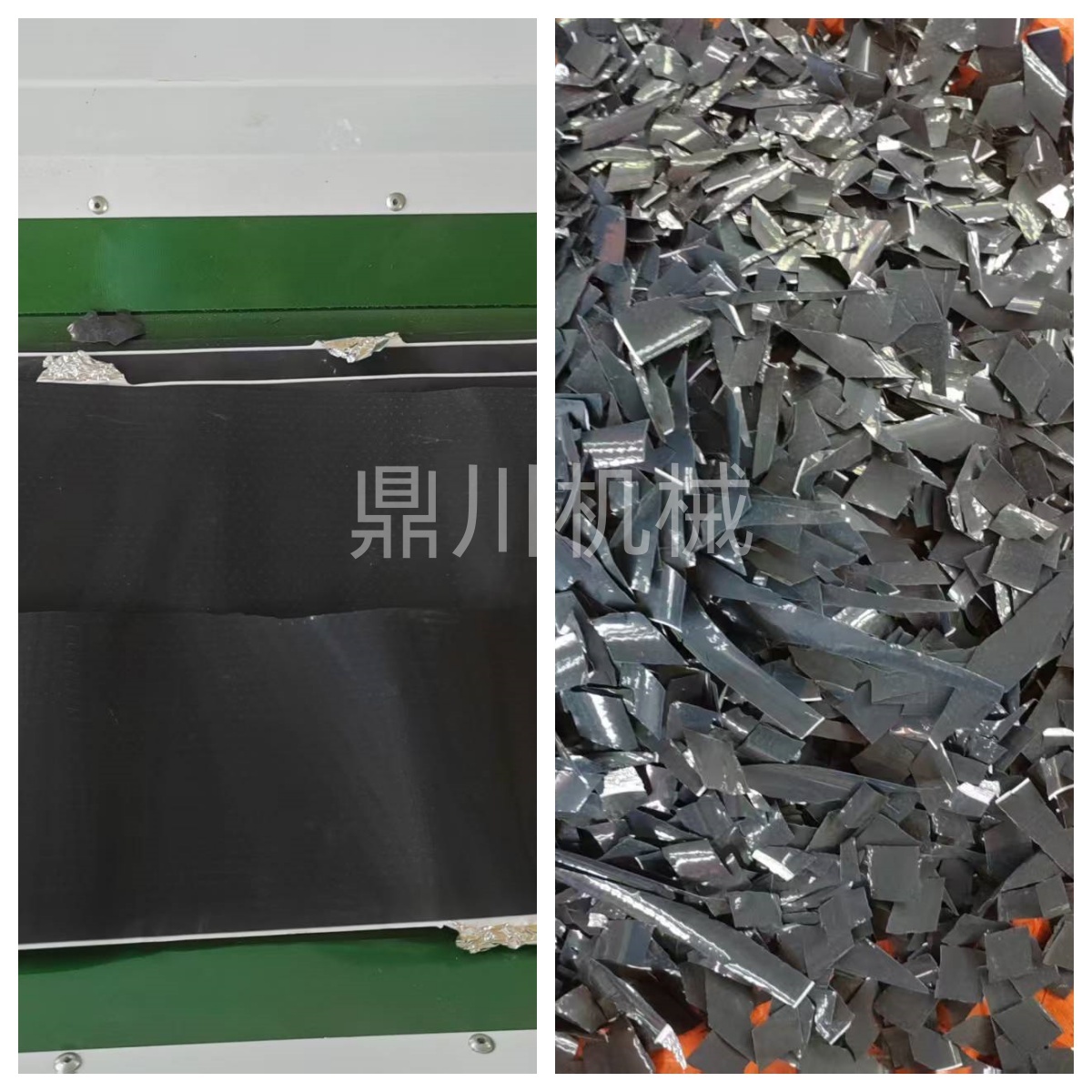 電極片切斷效果對比