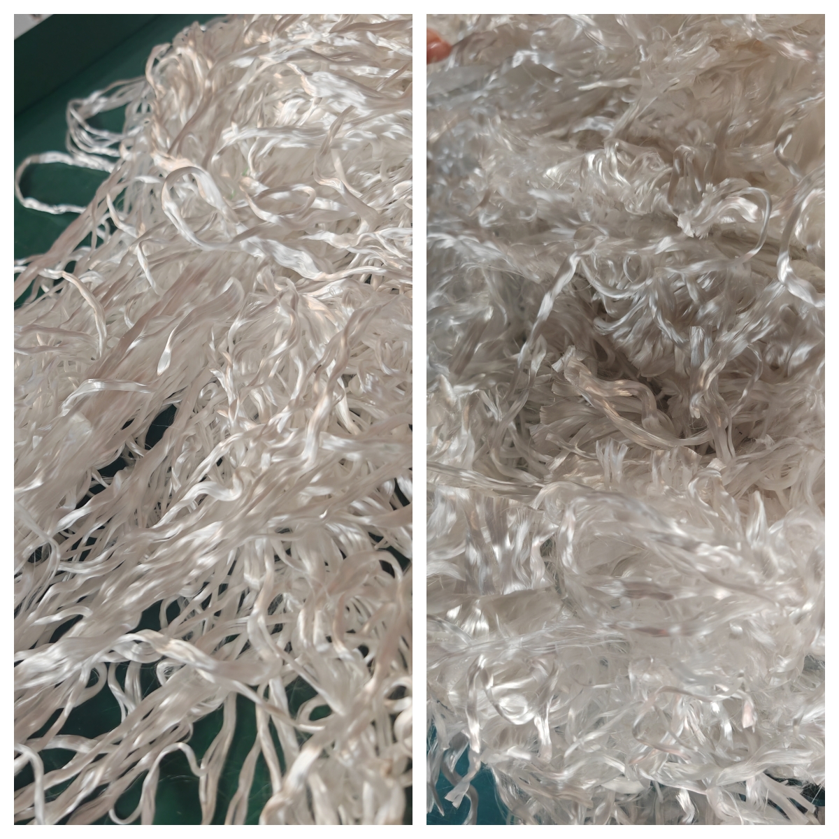 玻璃纖維廢絲剪切效果