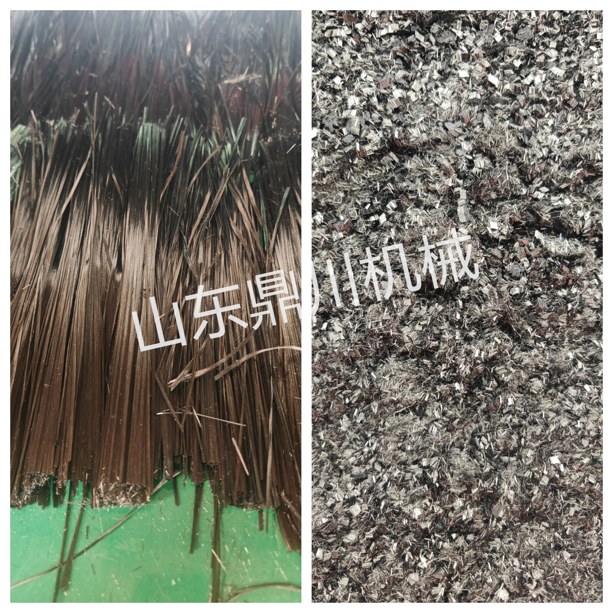 碳纖維絲束切碎效果