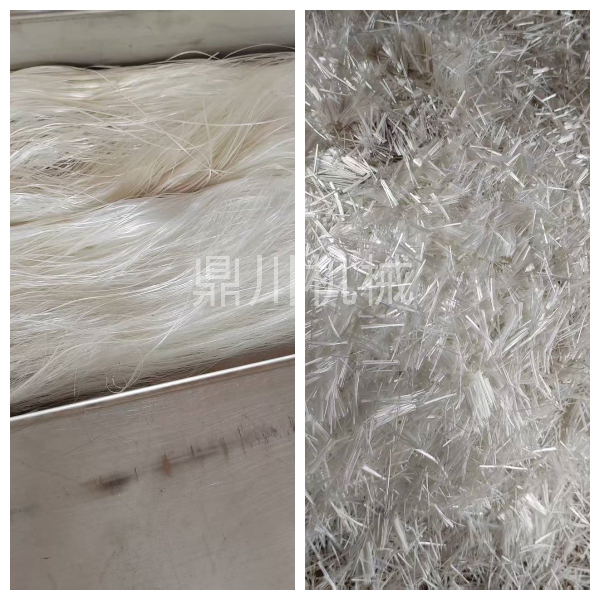 玻璃纖維切斷對比